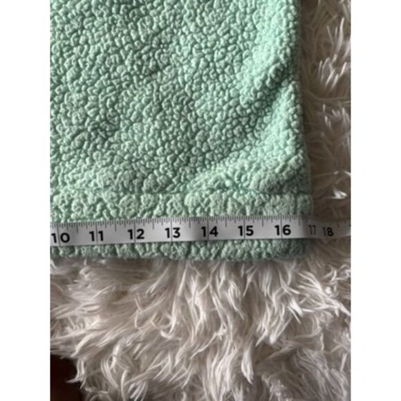 Adidas Mint Green Textured Fleece Hoodie M - Picture 6 of 6